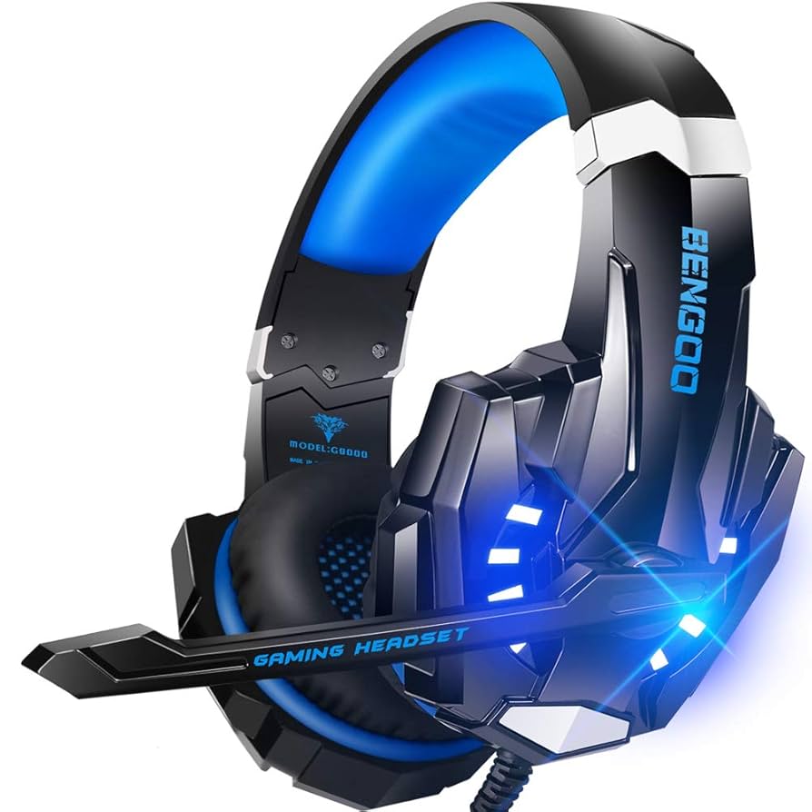 Audífonos Gamer Kotion G9000 Pro con Micrófono y Luz LED