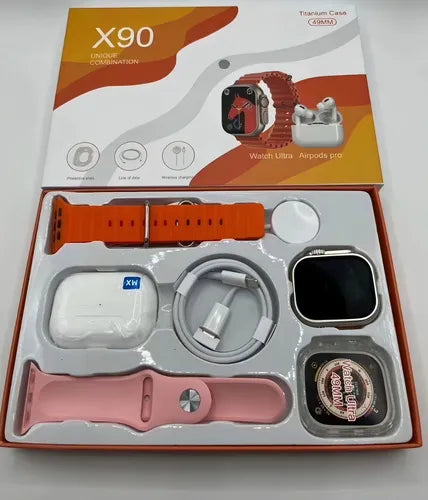 Combo Smartwatch X9 + AirPods + Accesorios Premium