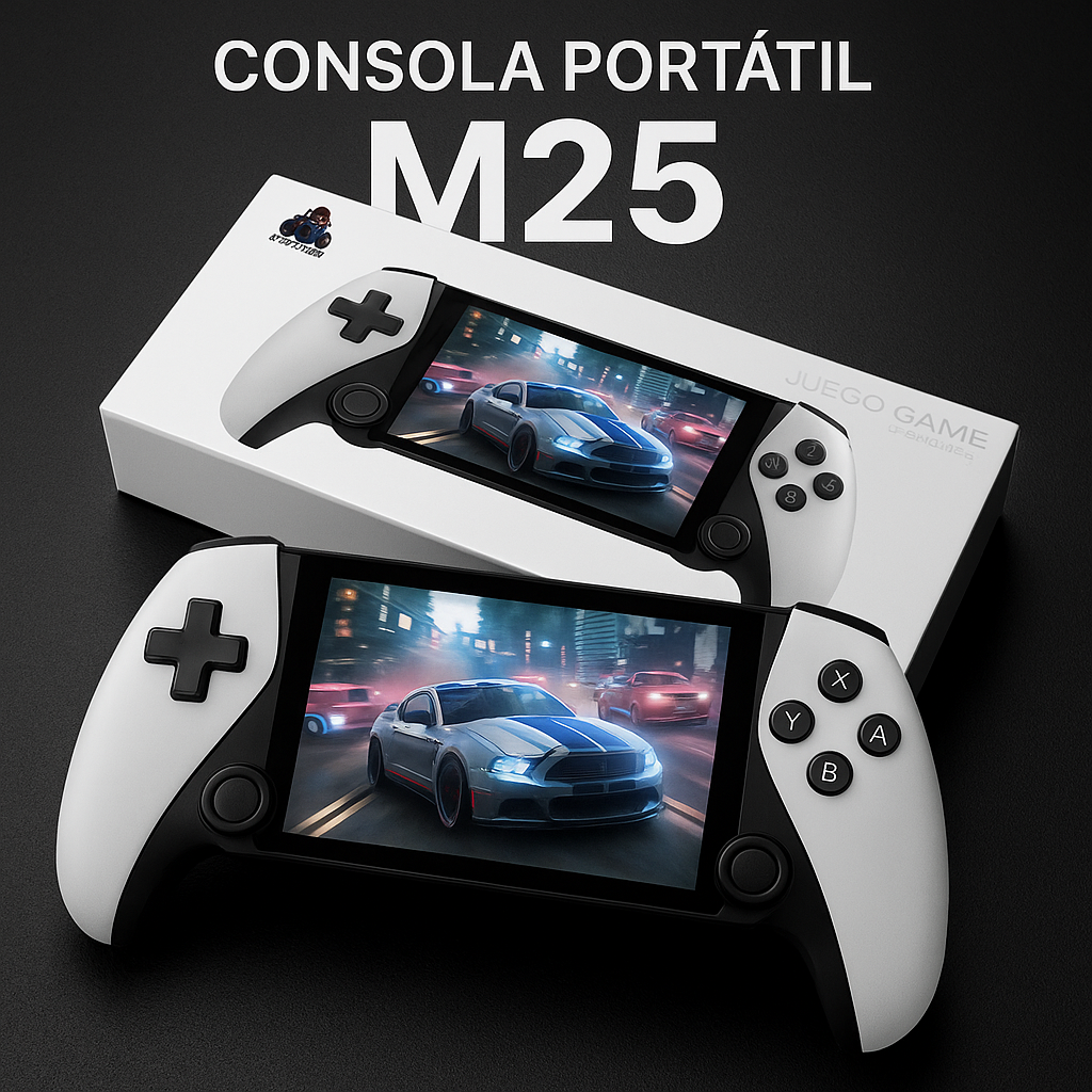 Consola Portátil Retro M25 – Diversión sin Límites