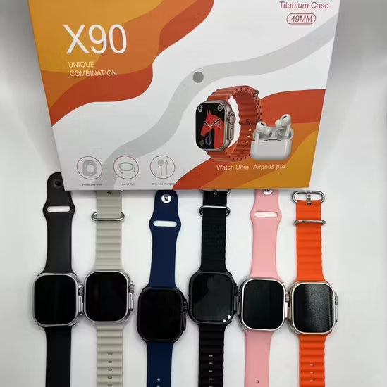 Combo Smartwatch X9 + AirPods + Accesorios Premium