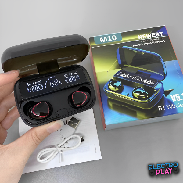 Audifonos Inalámbricos M10 – Sonido 9D y Potencia Total