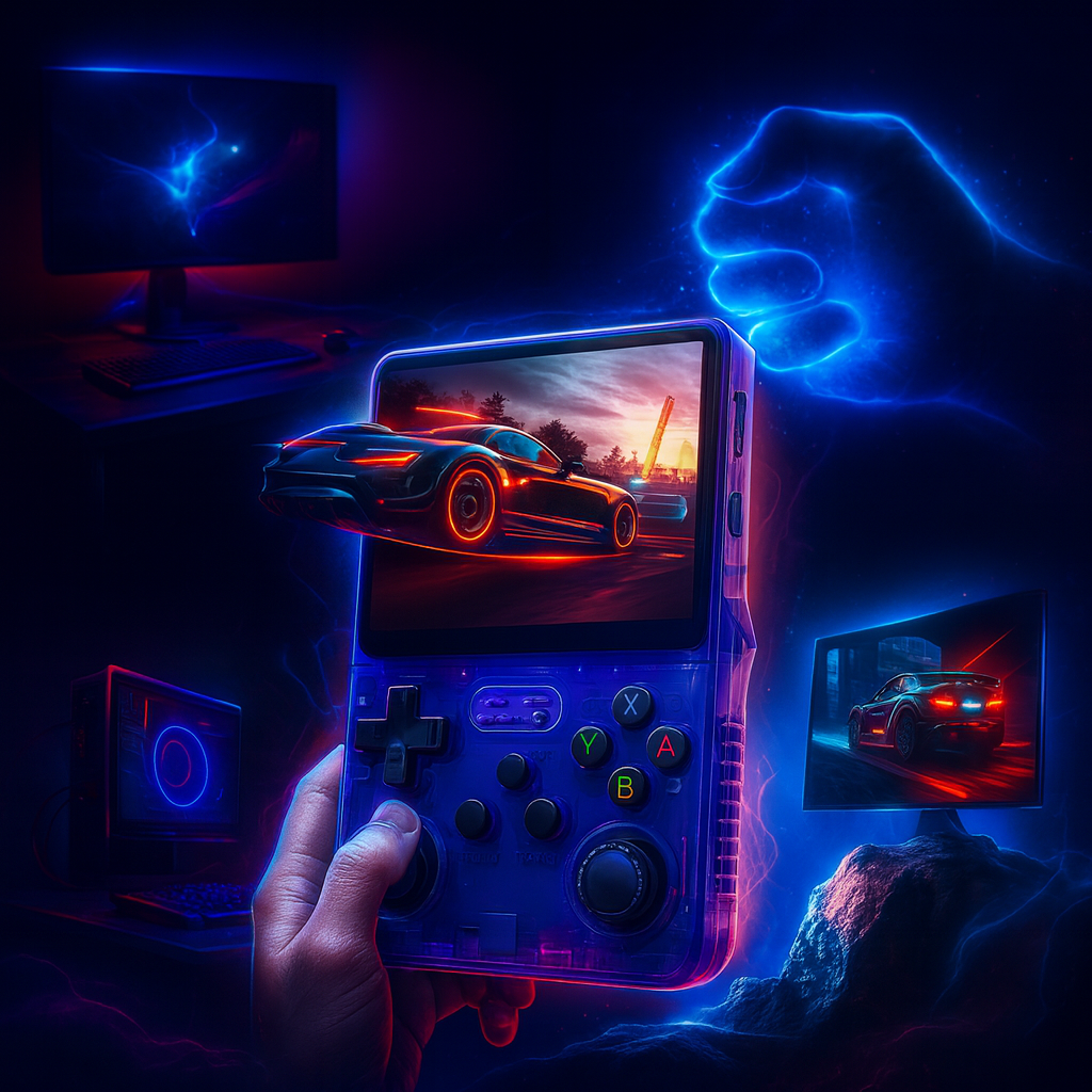 Consola Retro Portátil R36S – La Nostalgia en Tus Manos, al Estilo NeonX