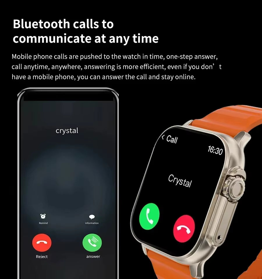 Reloj Inteligente T10 ULTRA2 - Doble Pulso