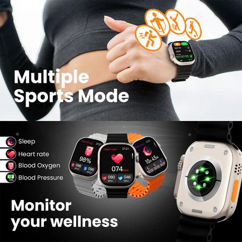 Reloj Inteligente T10 ULTRA2 - Doble Pulso