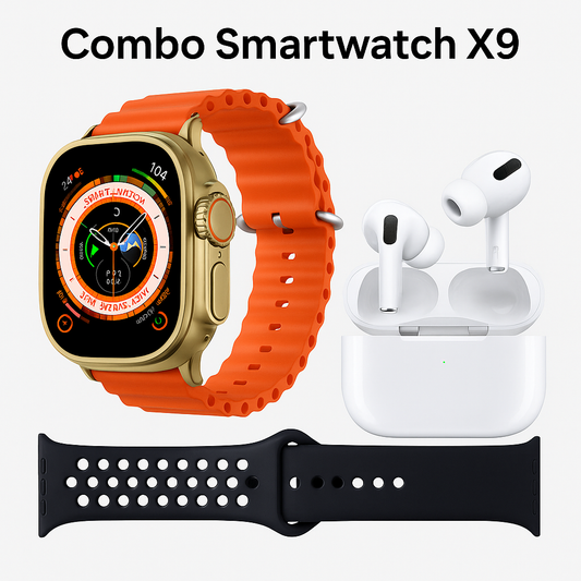 Combo Smartwatch X9 + AirPods + Accesorios Premium