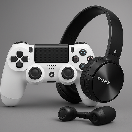 Combo PS4 + Audífonos – Precisión, Comodidad y Potencia de Sonido