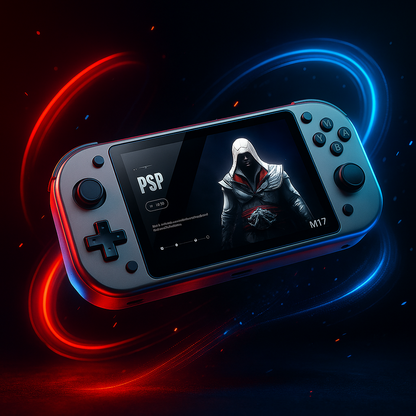 Consola Portátil M17 – El Arte de Jugar Retro, Rediseñado para Hoy