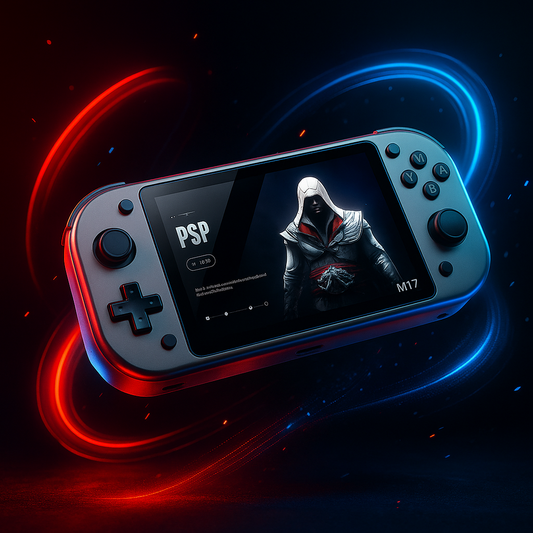 Consola Portátil M17 – El Arte de Jugar Retro, Rediseñado para Hoy