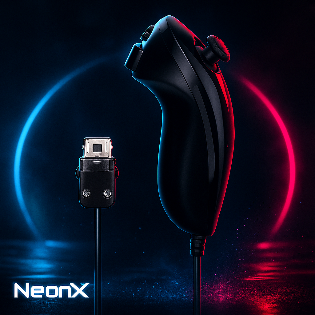 Control Nunchuck Wii – Precisión Clásica, Jugabilidad Inigualable