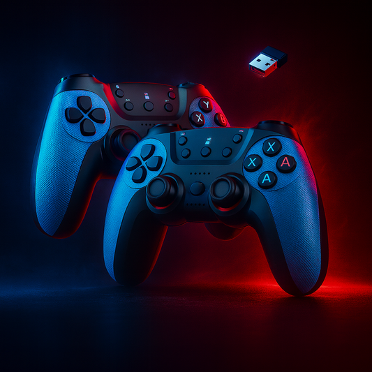 Control Inalámbrico Doble 2.4 G – Juego en Pareja Sin Límites