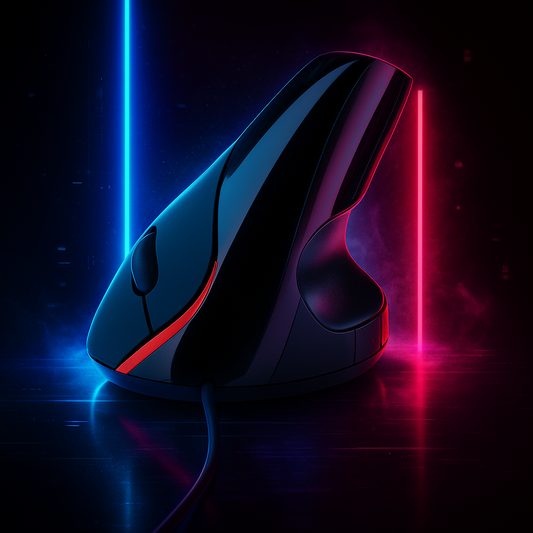 Mouse Vertical D2 Cable – Control Ergonómico, Precisión Gamer