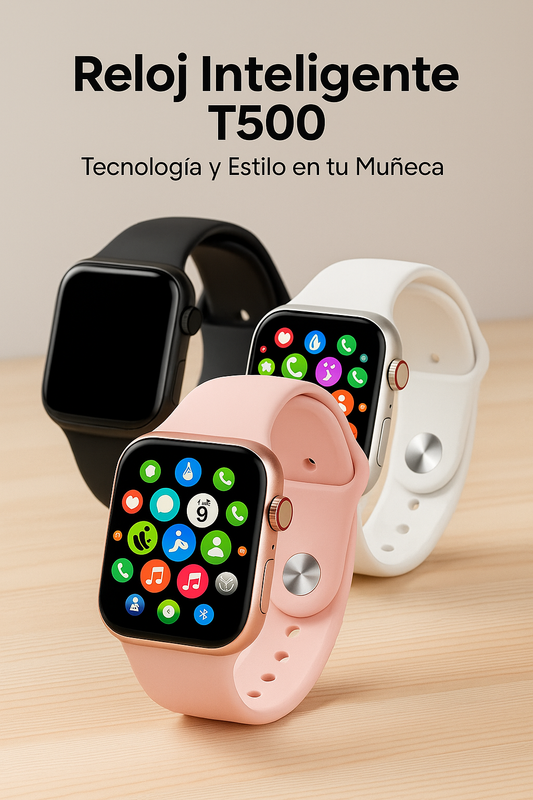 Reloj Inteligente T500 | Tecnología y Estilo en tu Muñeca