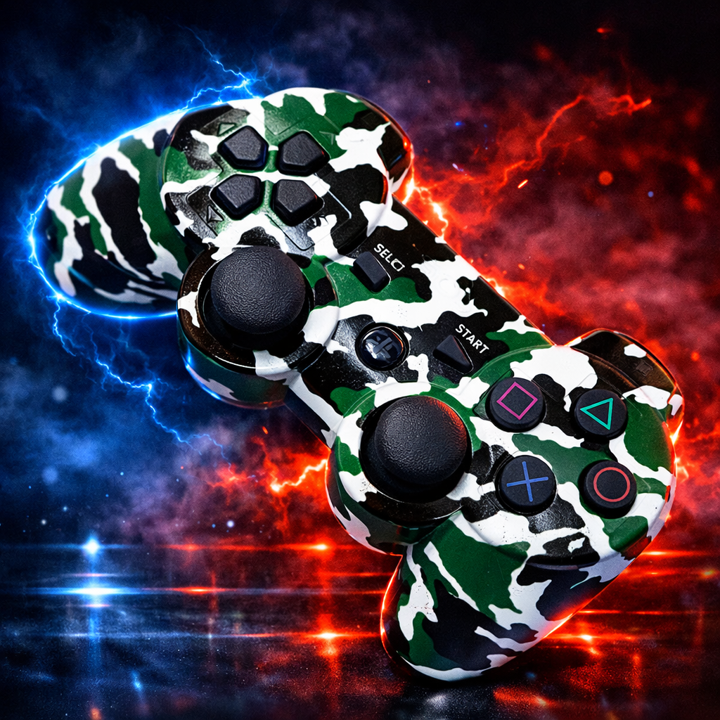 Control PS3 Inalámbrico – Precisión Total, Diseño con Actitud