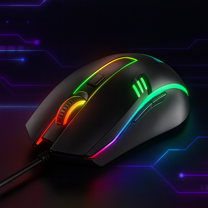 Mouse Gamer X3 – Precisión, Velocidad y Estilo Futurista