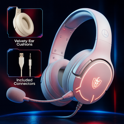 Audífonos Gamer Inalámbricos YOTMS Q6s – Potencia, Flexibilidad y Sonido Profesional