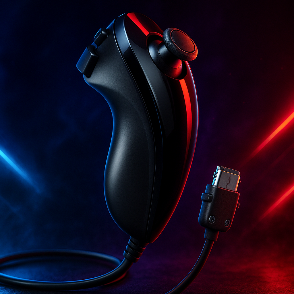 Control Nunchuck Wii – Precisión Clásica, Jugabilidad Inigualable