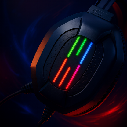 Audífonos Gamer Weibo G10 – Precisión, Potencia y Estilo Futurista NeonX