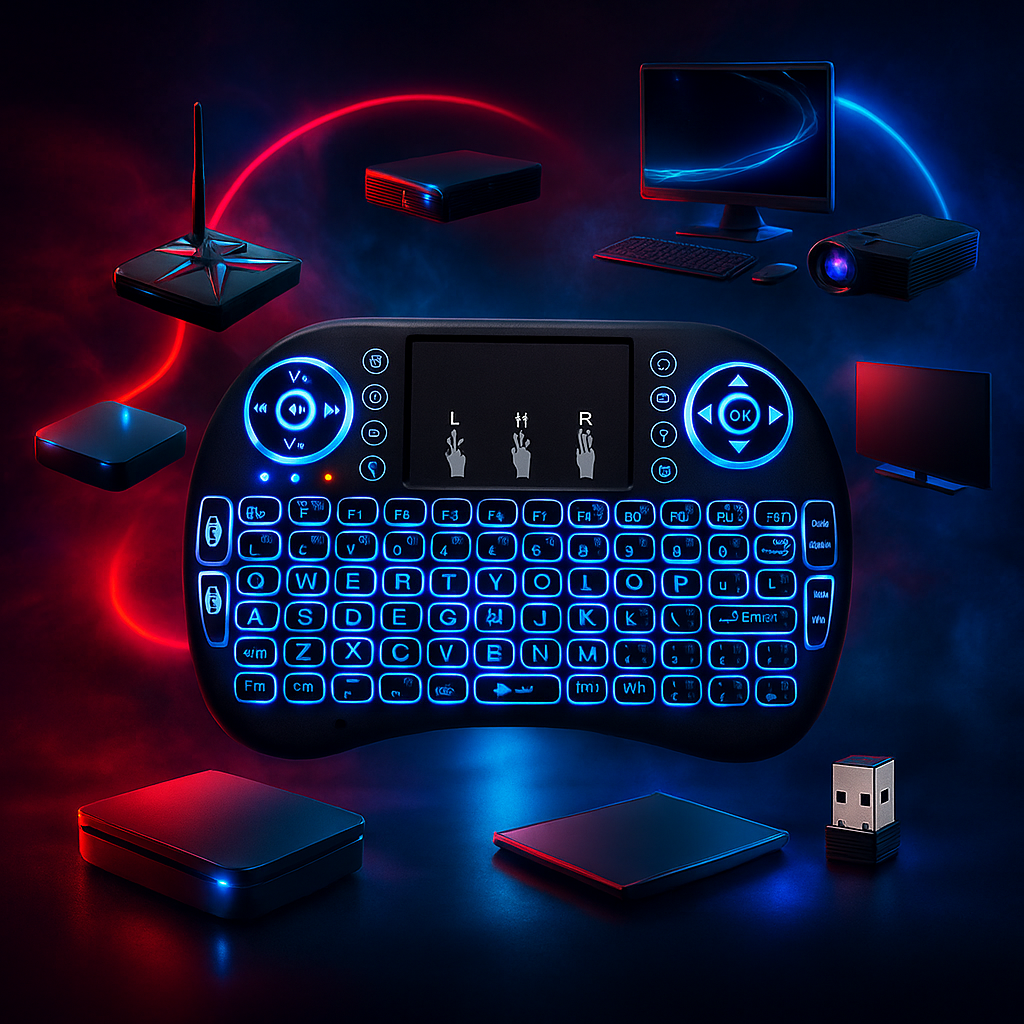 Mini Teclado Bluetooth Smart TV – Control Total Desde Tu Sofá