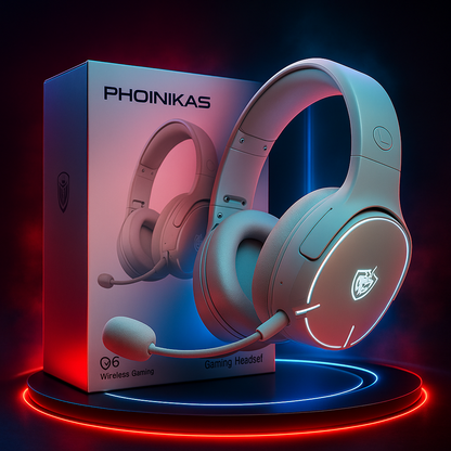 Audífonos Gamer Inalámbricos YOTMS Q6s – Potencia, Flexibilidad y Sonido Profesional