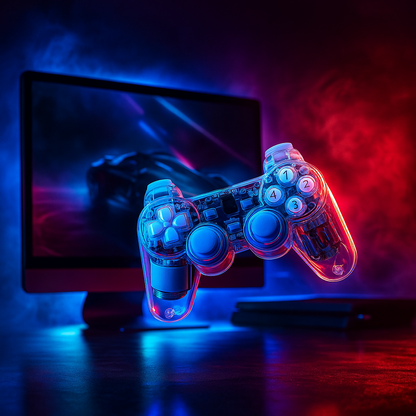 Control Transparente para PC – Minimalista, Preciso y Visualmente Impactante