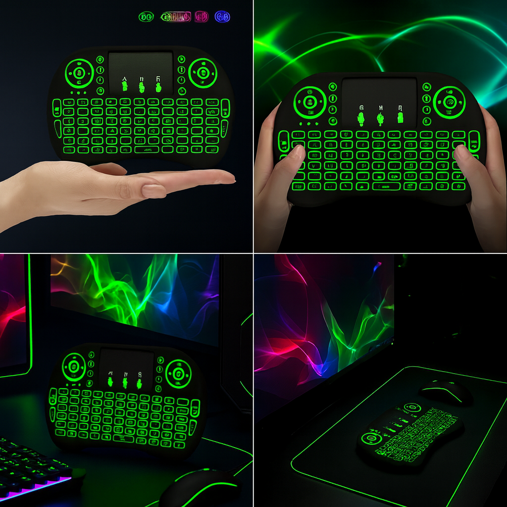 Mini Teclado Bluetooth Smart TV – Control Total Desde Tu Sofá